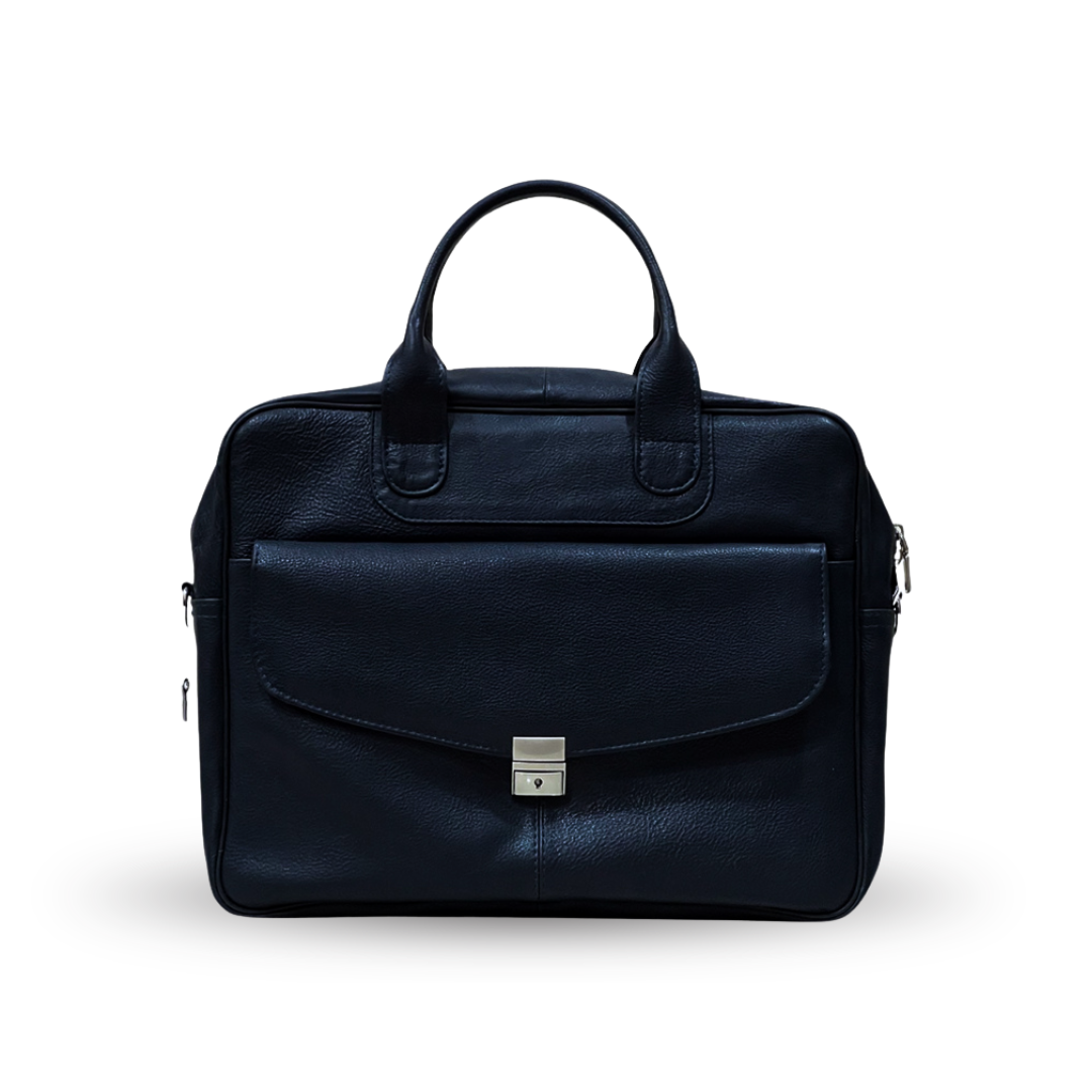 Laptop Bag with Large Front Pocket Blue