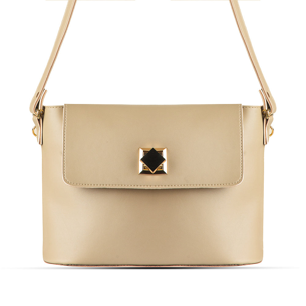 August Beige women's shoulder bag in beige by Bag X