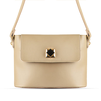 August Beige women's shoulder bag in beige by Bag X