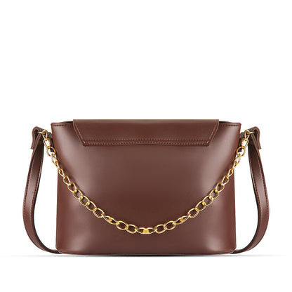 August Brown women's shoulder bag in brown by Bag X