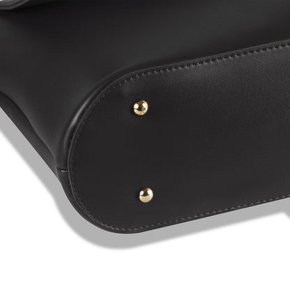 August Black women's shoulder bag in black by Bag X