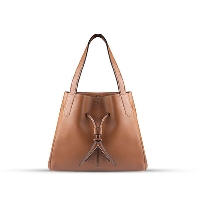 Virginia Brown women's tote bag in brown by Bag X