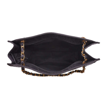Long Crocodile Black women's tote bag in black by Bag X