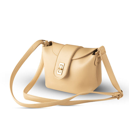 Bolt Beige women's crossbody bag in beige by Bag X