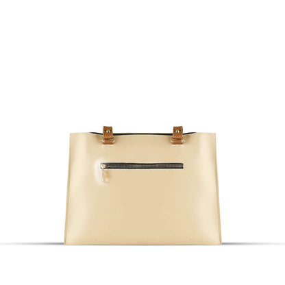 Arya Beige women's shoulder bag in beige by Bag X