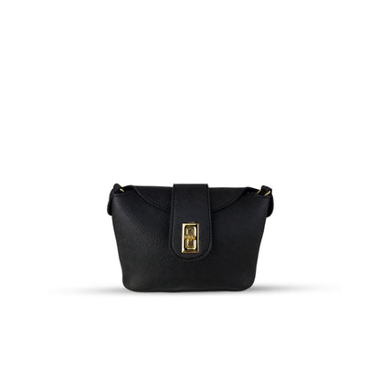 Bolt Black women's crossbody bag in black by Bag X