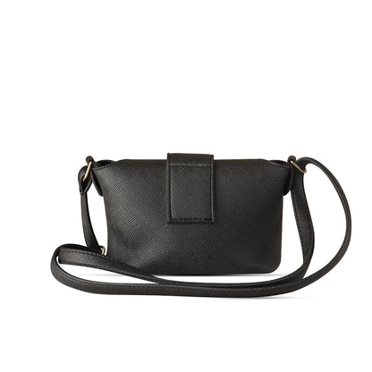 Bolt Black women's crossbody bag in black by Bag X