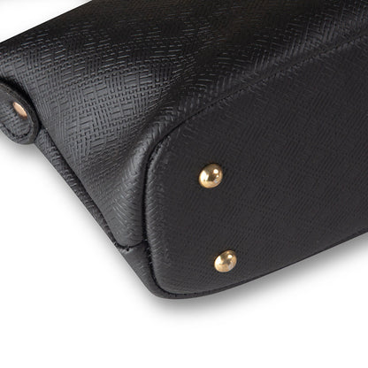 Bolt Black women's crossbody bag in black by Bag X