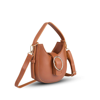 Chia Brown women's mini bag in brown by Bag X