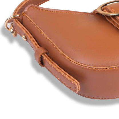 Chia Brown women's mini bag in brown by Bag X