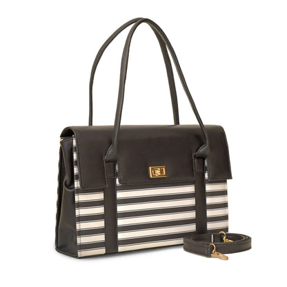 Darwin Black women's shoulder bag in black by Bag X