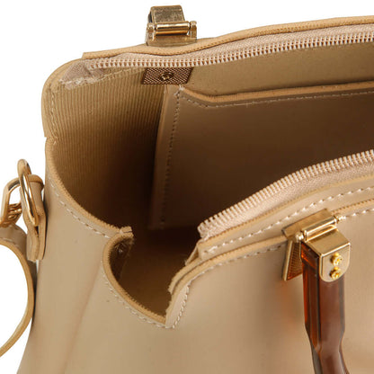 Orchid Beige women's crossbody bag in beige by Bag X