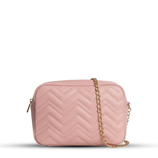 Aura Pink women's crossbody bag in pink by Bag X