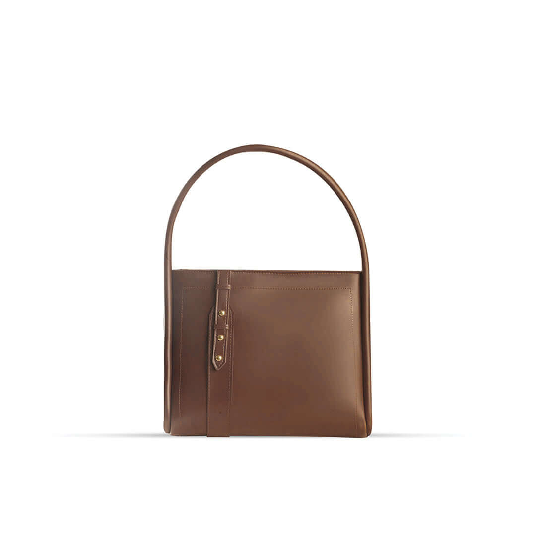Ginger Choco women's shoulder bag in choco by Bag X