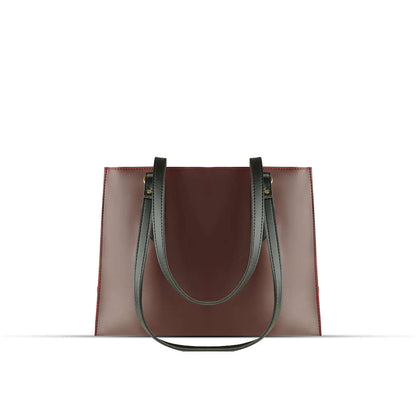 Arya Maroon - Leftover women's shoulder bag in maroon by Bag X