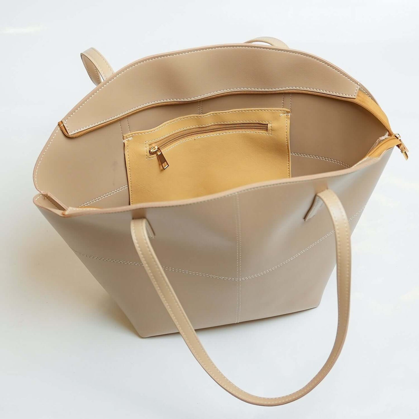TOTE SHOULDER BEIGE - Bag X