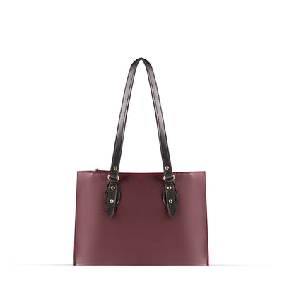 Arya Maroon - Leftover women's shoulder bag in maroon by Bag X