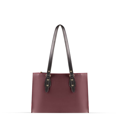 Arya Maroon - Leftover women's shoulder bag in maroon by Bag X