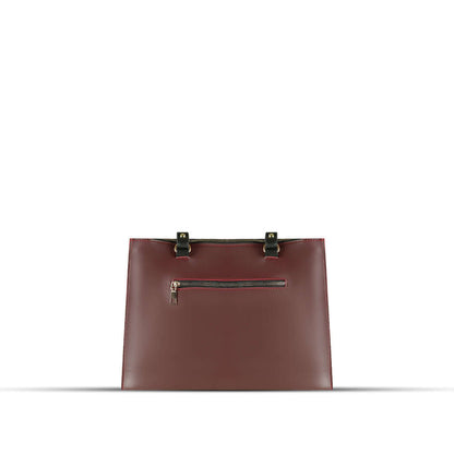 Arya Maroon - Leftover women's shoulder bag in maroon by Bag X