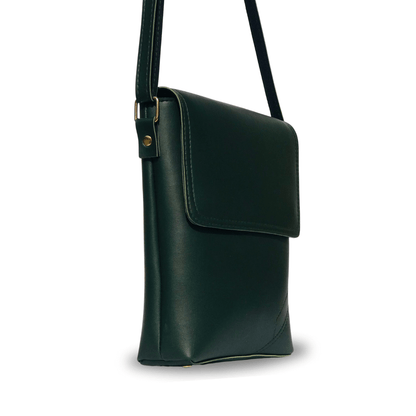 Alpha Green - Leftover women's crossbody bag in green by Bag X