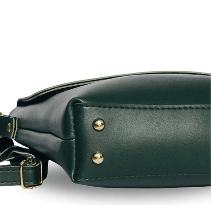 Alpha Green - Leftover women's crossbody bag in green by Bag X