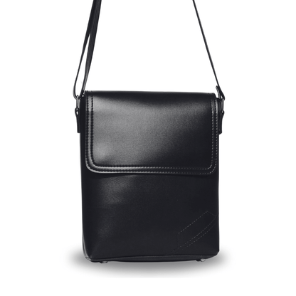 Alpha Black women's crossbody bag in black by Bag X