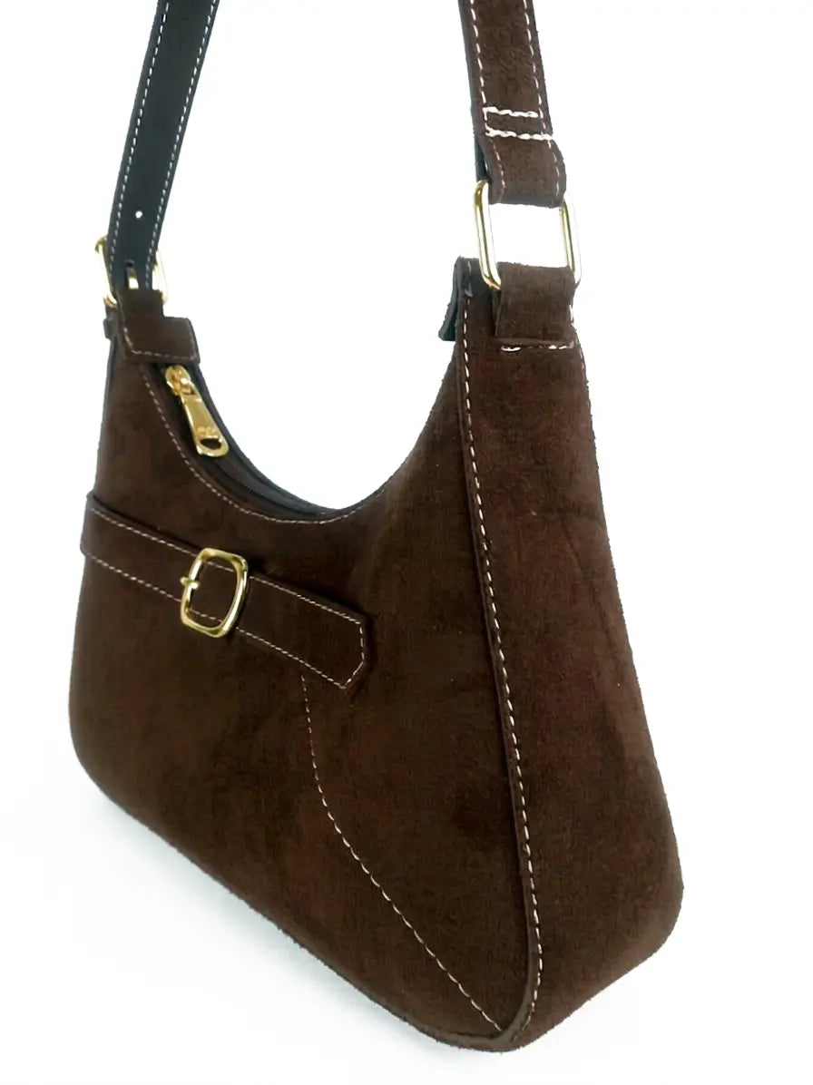 Barcelona Brown women's shoulder bag in brown by Bag X