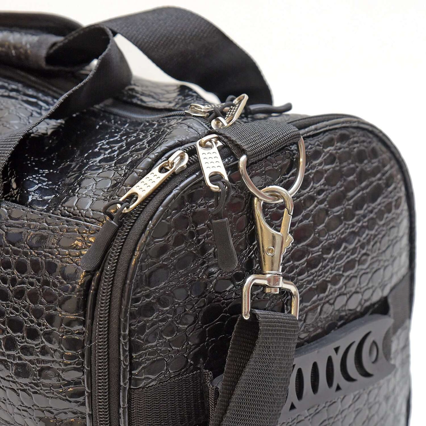 ZORRO DUFFEL CROCODILE BLACK - Bag X