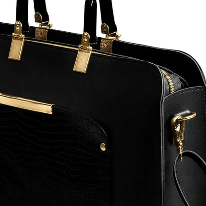Allenora Black women's laptop & office bag in black by Bag X