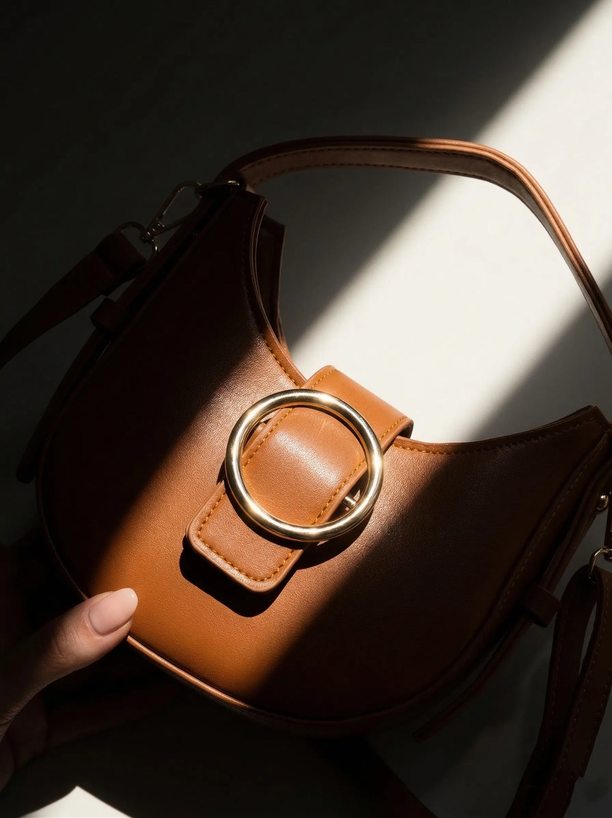Chia Brown women's mini bag in brown by Bag X