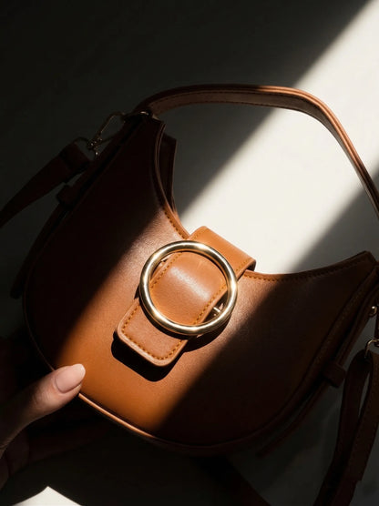 Chia Brown women's mini bag in brown by Bag X