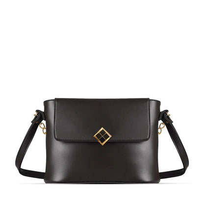 August Black women's shoulder bag in black by Bag X