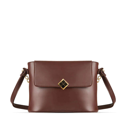 August Brown women's shoulder bag in brown by Bag X