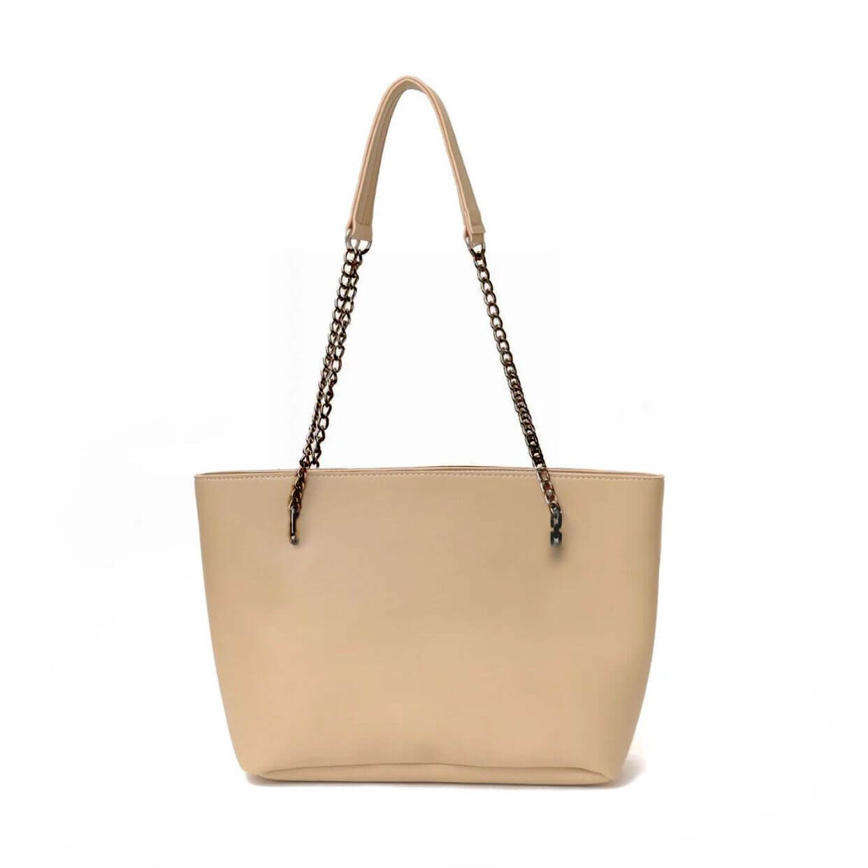 VEGAS BEIGE WITH BLACK CHAIN - Bag X