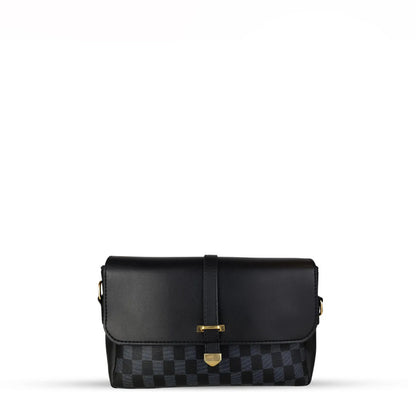 Sparkle Black women's shoulder bag in black by Bag X