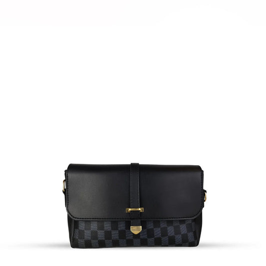 Sparkle Black women's shoulder bag in black by Bag X