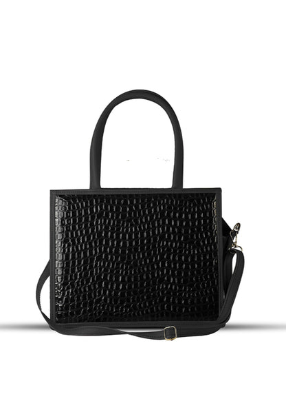 Kiara Black women's shoulder bag in black by Bag X