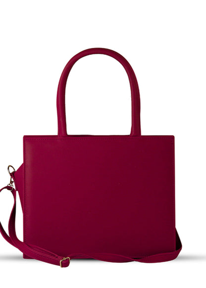 Kiara Maroon women's shoulder bag in maroon by Bag X