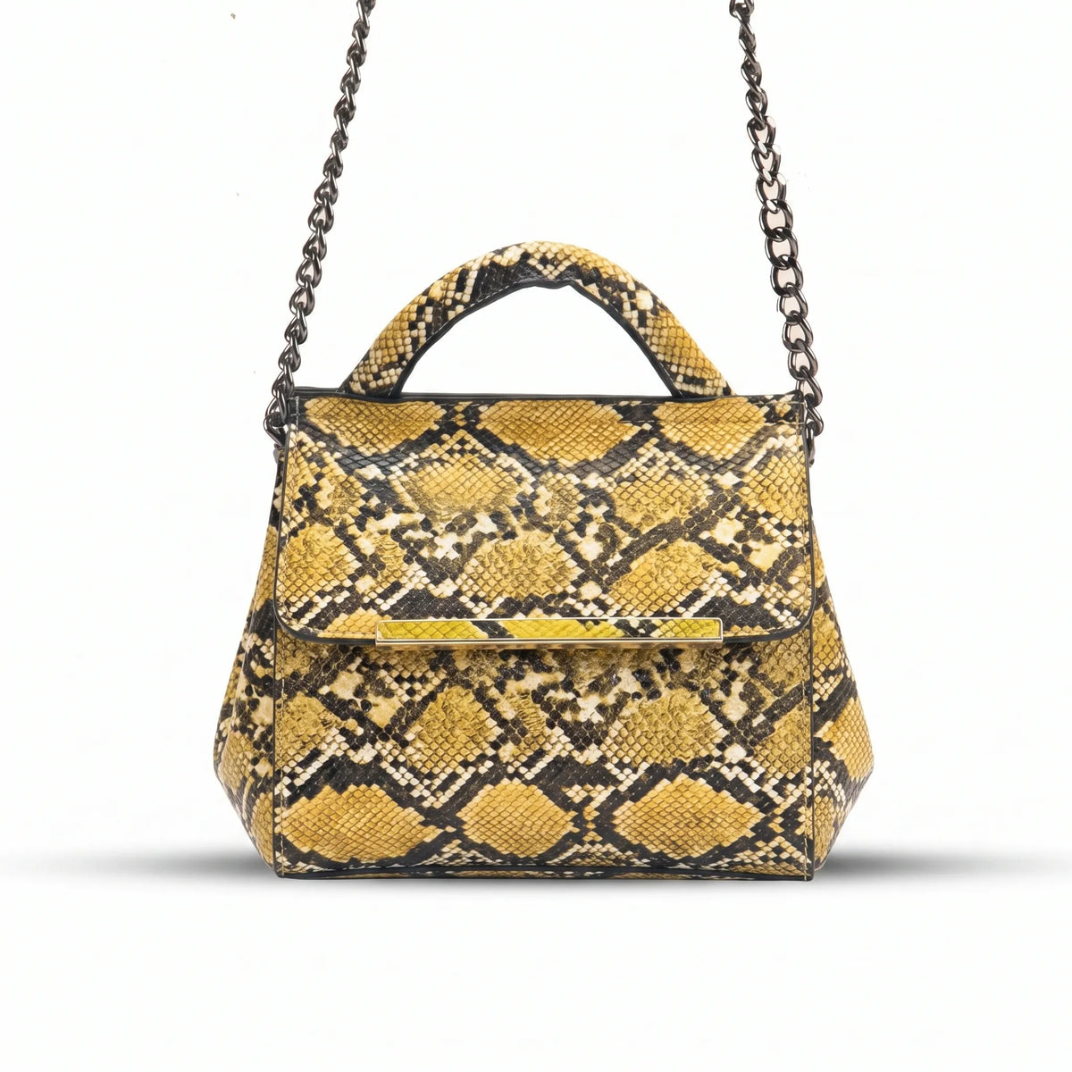 Venom Yellow women's crossbody bag in yellow by Bag X