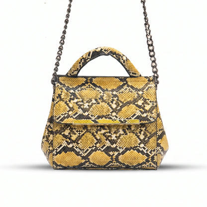 Venom Yellow women's crossbody bag in yellow by Bag X