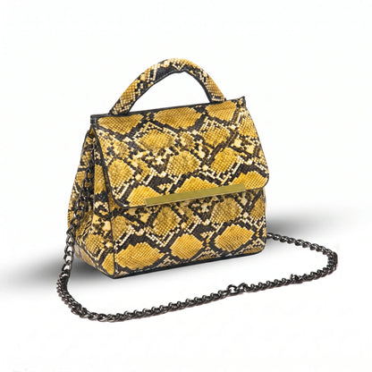 Venom Yellow women's crossbody bag in yellow by Bag X